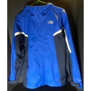 North Face Boys XL (18/20) Blue Interchange Windbreaker Full Zip Jacket Hoodie